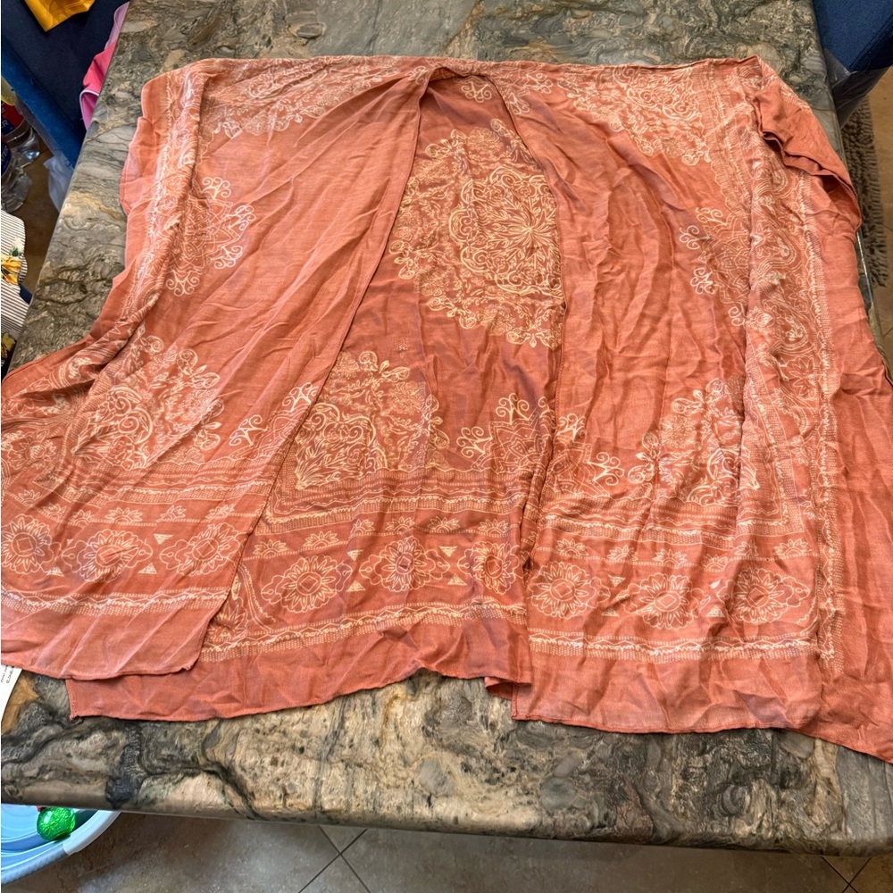 Macchia di ruggine burnt orange kimono one size NWT